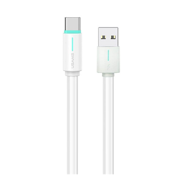 Kábel Usams USB typ C - USB typ C 1 m biely