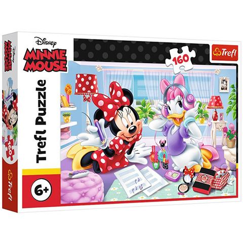 Пъзел Trefl, Disney Minnie Mouse, Ден с най-добрата приятелка, 160 части