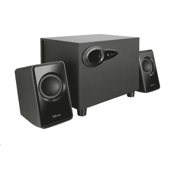 Trust Avora 2.1 sada reproduktorů 9 W PC Černá 2.1 kanály/kanálů 2-way