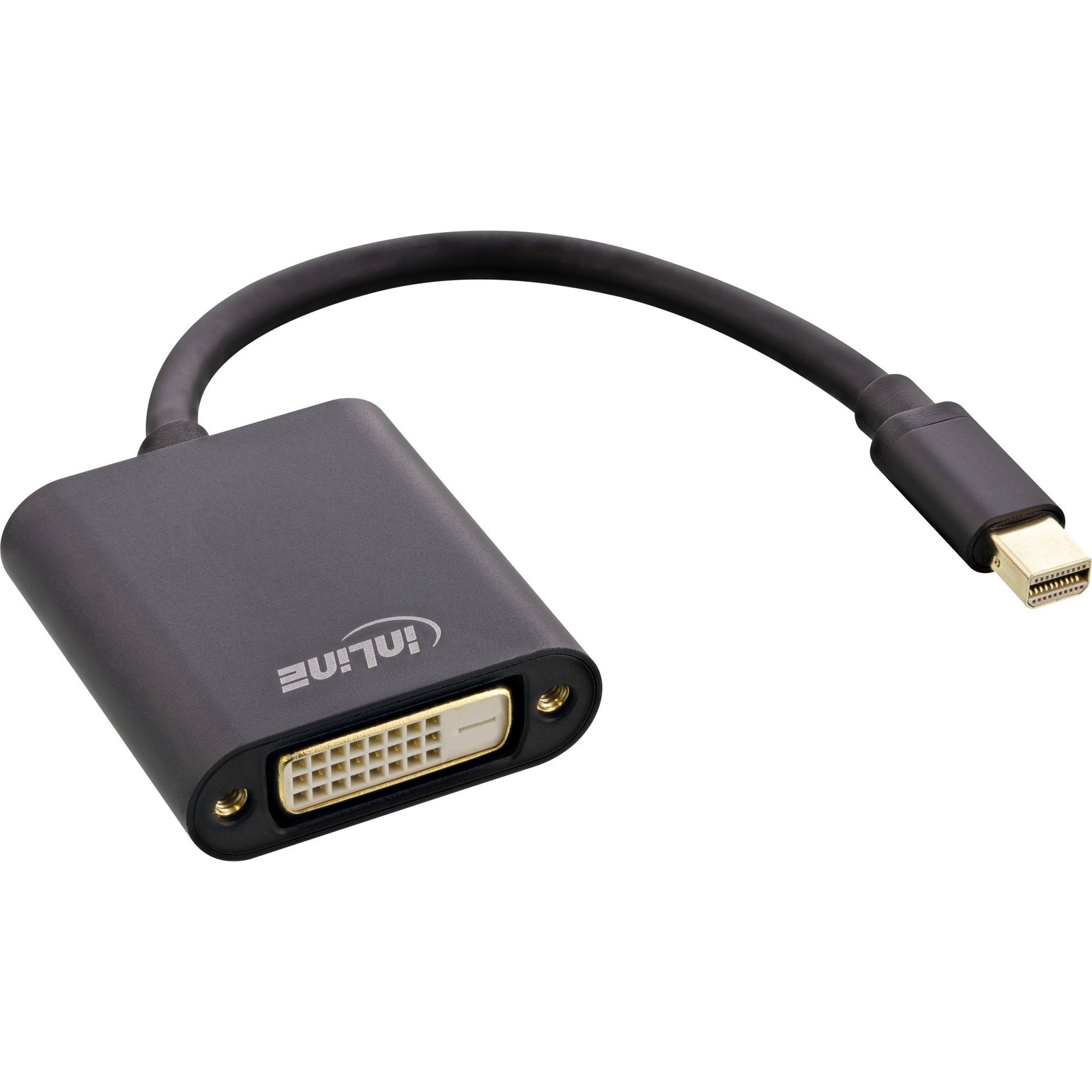 InLine 17194S video átalakító kábel 0,15 M Mini DisplayPort DVI-D Fekete (17194S)