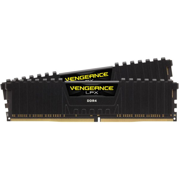 Памет Corsair Vengeance LPX Black 16GB, DDR4, 3600MHz, CL18, Dual Channel Kit