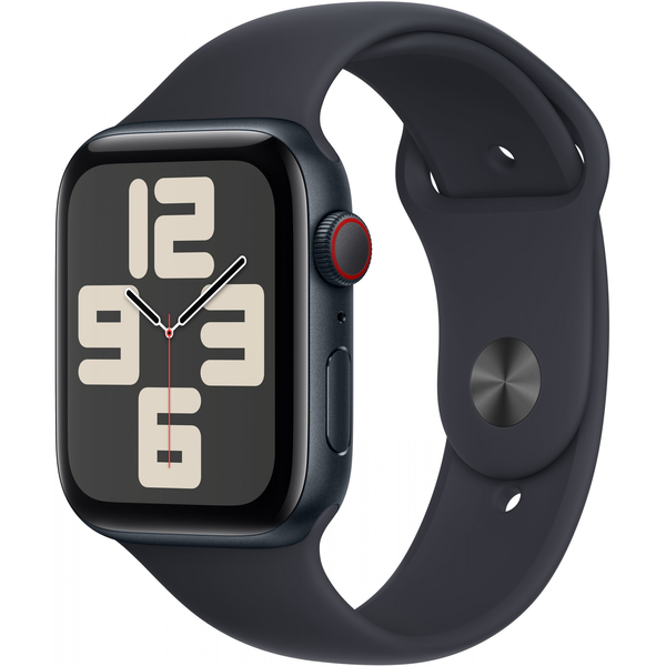 Apple Watch SE (2023) 44mm Okosóra M/L méretű szíjjal - Midnight
