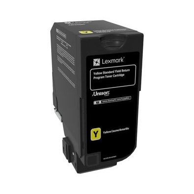 Lexmark 74C2SY0 tonerpatron 1 stk Original Gul