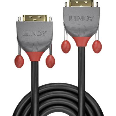 Lindy 36224 DVI kabel 5 m DVI-D Zwart