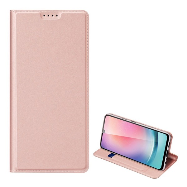 Dux Ducis Skin Pro Samsung Galaxy A25 5G Flip Tok - Rozéarany