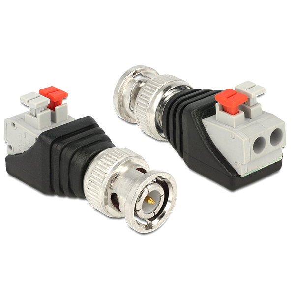 Adapter Delock Terminalblock 2Pin -> BNC Stecker