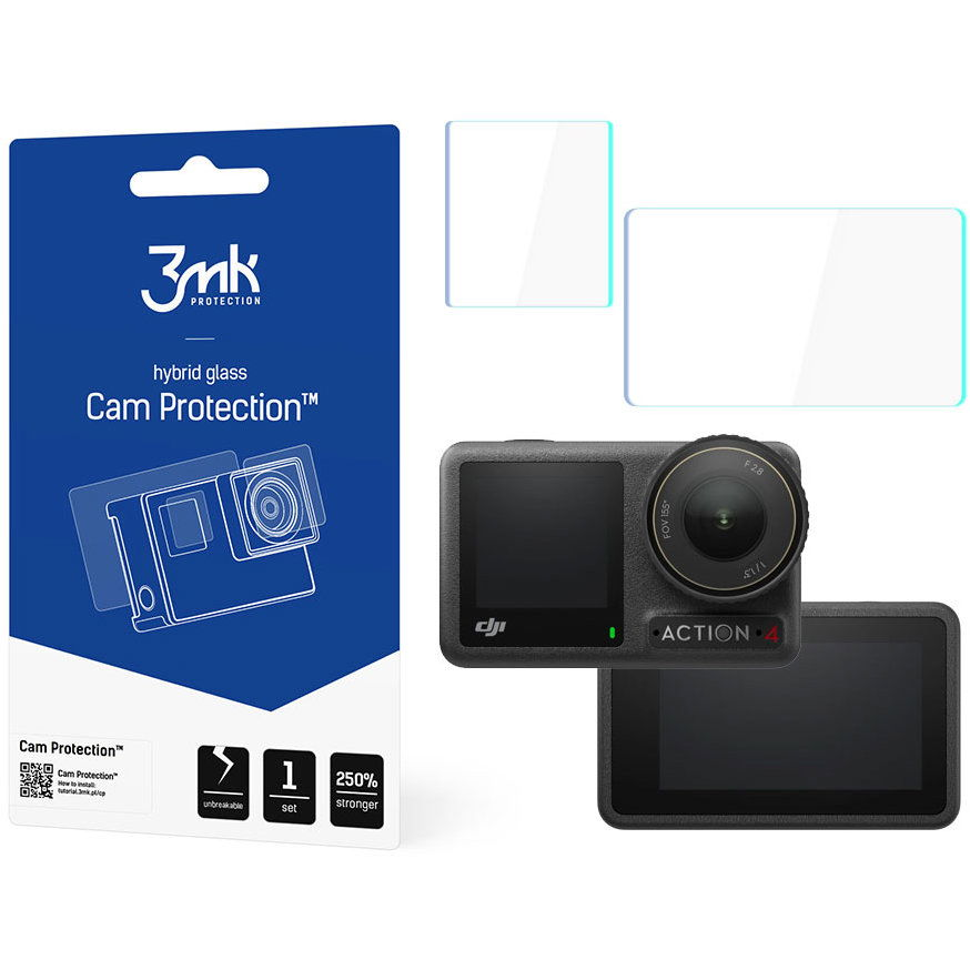 3MK Cam Protection DJI Osmo Action 4 védüveg (5903108546171)