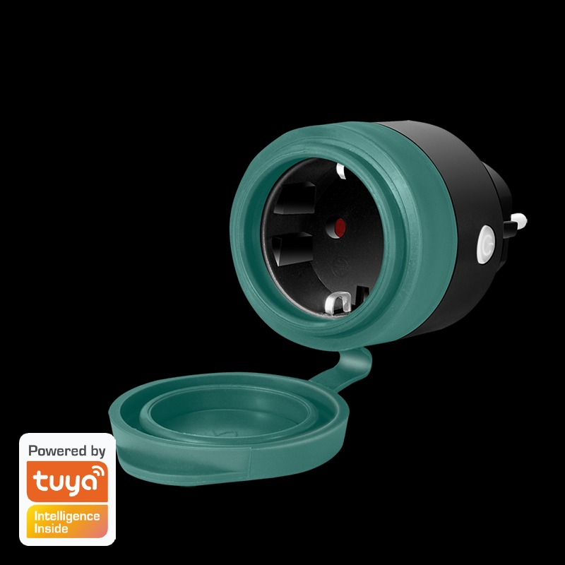 Logilink Wi-Fi intelligens csatlakozóaljzat kültéri, egyirányú (CEE 7/3), Tuya kompatibilis (SH0100) (SH0100)