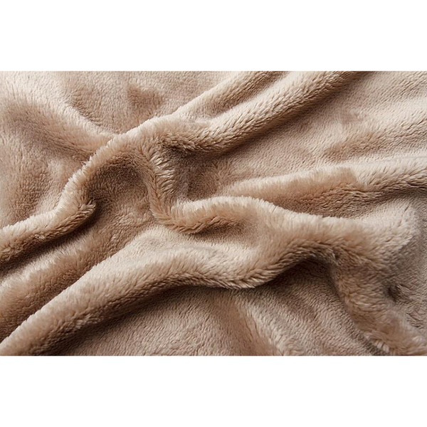 Svitap Sleepwell Microflannel Sheet Chocolate 180 × 200 × 20 cm