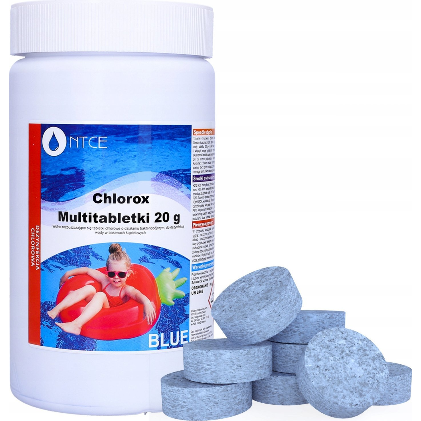 Sternhoff Chlorox Multifunkciós Klórtabletta A Medencébe 1kg/20g (BA0566)