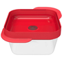 Tefal K2198314 кутия за хранителни продукти Червен, Прозрачен 2 броя