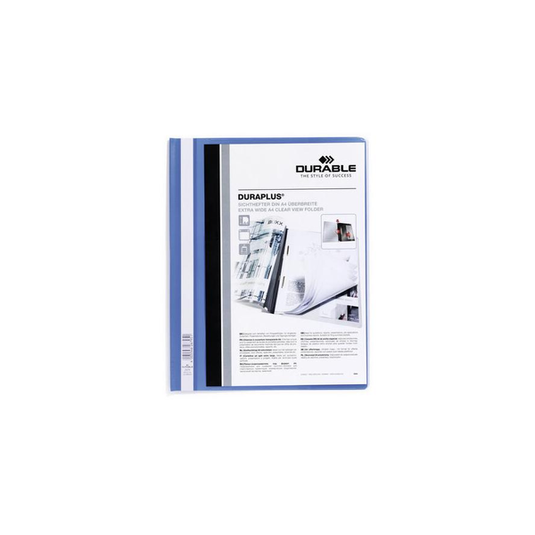 DURABLE Angebotshefter Duraplus Sichttasche blau