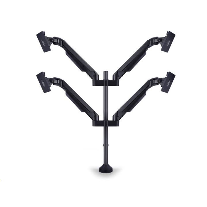 Multibrackets asztali rögzítő Gas Lift Quad, dönthető, forgatható 15-32