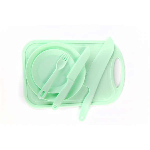 IRIS KT-187 Gyermek étkészlet (6 részes) - Türkiz (KT-187)