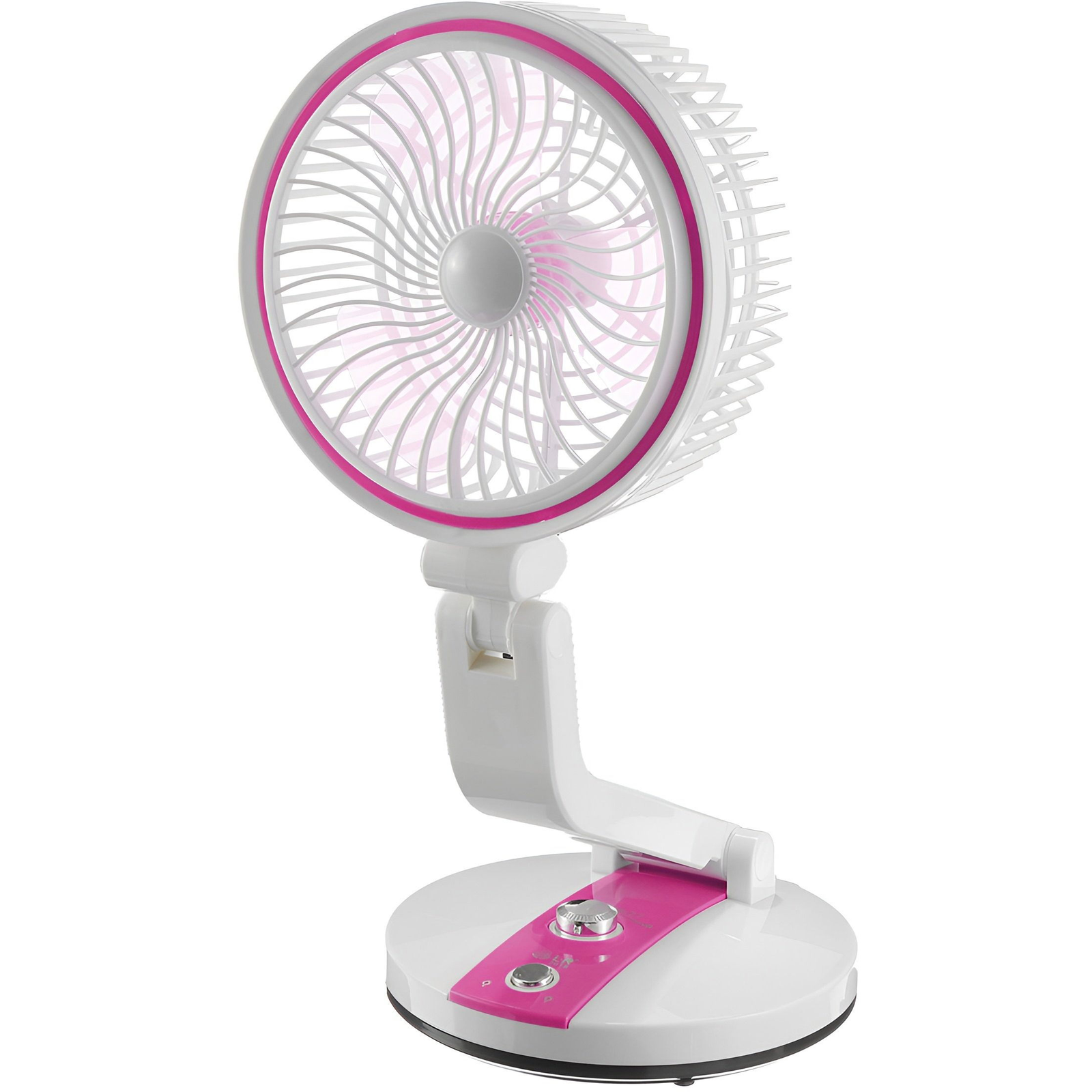 Verk Wireless foldable with LED lamp pink and white (48257)