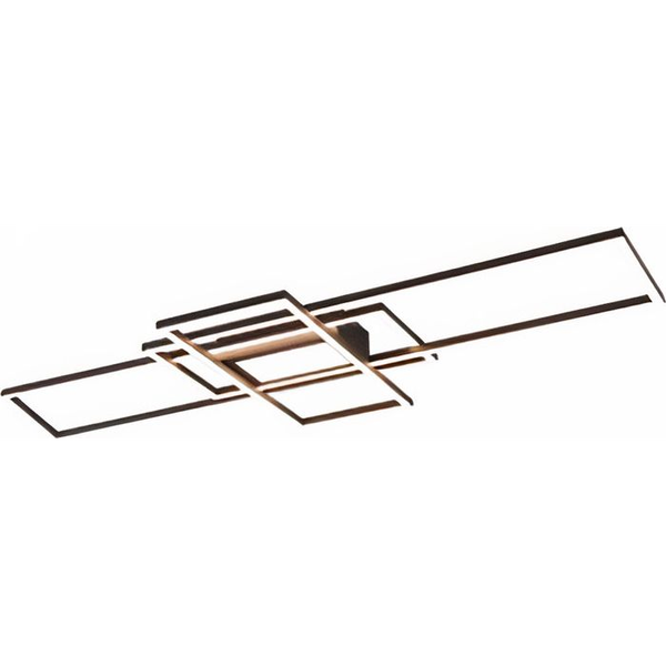 TRIO 620010442 Irvine fekete távirányítós LED mennyezeti lámpa