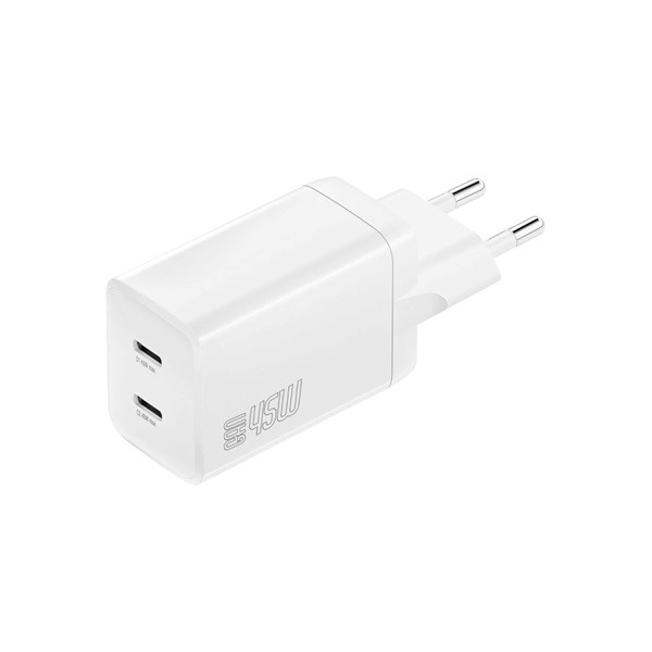 4smarts Ladegert PDPlug Dual 45W GaN 2xC. wei