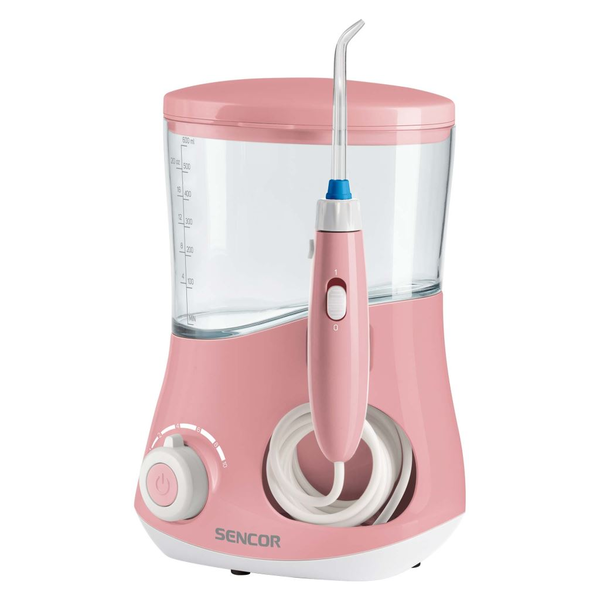 Sencor SOI 2201RS орален душ, 10 степени на водно налягане, 1400 движения в минута, розов