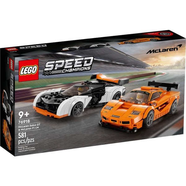 LEGO Speed Champions 76918 McLaren Solus GT a McLaren F1 LM