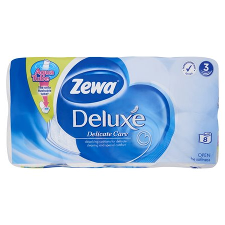 Zewa Deluxe 3 rétegű Toalettpapír (8 tekercs) (3227-91)
