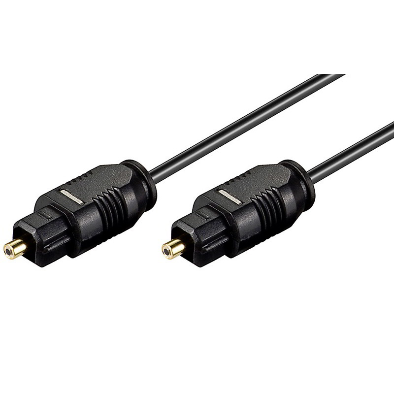 Goobay 50216 optikai patch kábel Toslink 1m - Fekete (50216)