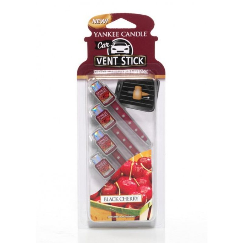 YANKEE CANDLE Black Cherry Vent Stick 4 ks (5038580004342)