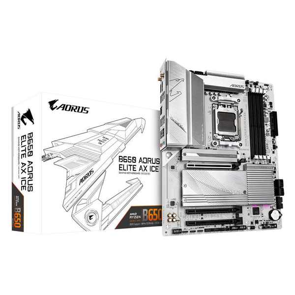 GIGABYTE B650 AORUS ELITE AX ICE placa base AMD B650 Zócalo AM5 ATX