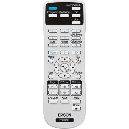 Epson 2181788 fjernbetjening IR trådløs Projektør Tryk på knapper