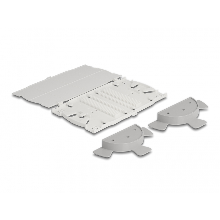 Delock Üvegszálas illeszkedő kazetta 24 üvegszál fehér (66943) (66943)