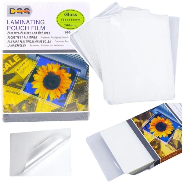 Fényes Lamináló Fólia B6 154x216mm 100mic 100db- 21940