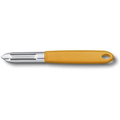 Victorinox zöldséghámozó dupla fogazott pengével, narancssárga (7.6077.9)