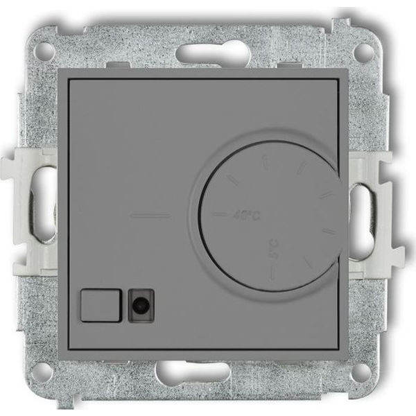 Karlik MINI Regulator temperatury elektroniczny z czujnikiem podpodłogowym szary mat 27MRT-1