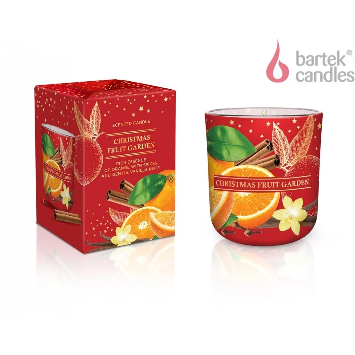BARTEK CANDLES Orange With Spices/Apple With Cinnamon (motívumkeverék) 150 g (5901685068789)