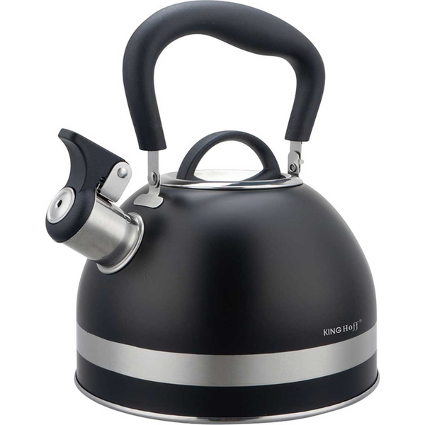  KingHoff CZAJNIK 1,8L Z GWIZDKIEM KINGHOFF KH-1858 CZARNY