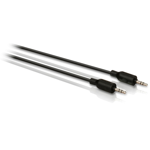 Philips SWA2529W/10 аудио кабел 1,5 м 3.5mm Черен