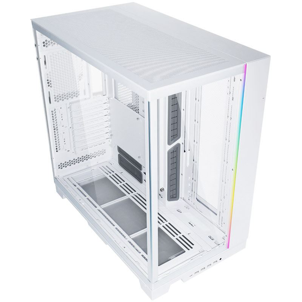 Компютърна кутия Lian Li PC-O11 Dynamic EVO XL Full-Tower, Tempered Glass, Бяла O11DEXL-W