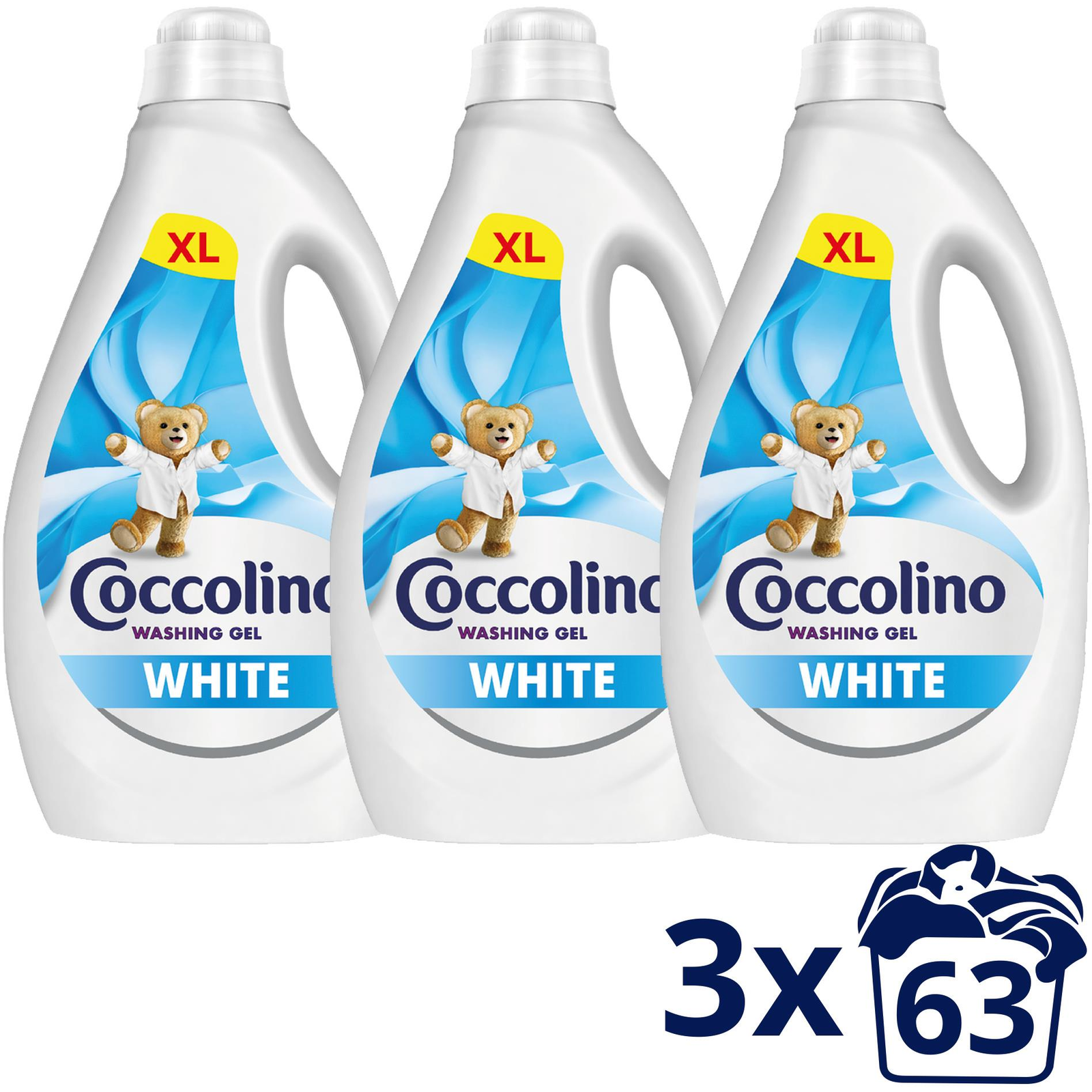Coccolino White 3 × 2,72 l (204 mosás) (8720181549625)