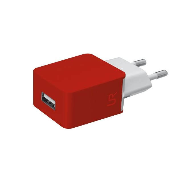 Trust Urban 20145 hálózati töltő piros (20145)