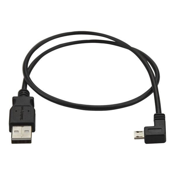 StarTech.com USBAUB50CMLA USB kabel 0,5 m USB 2.0 USB A Micro-USB B Černá