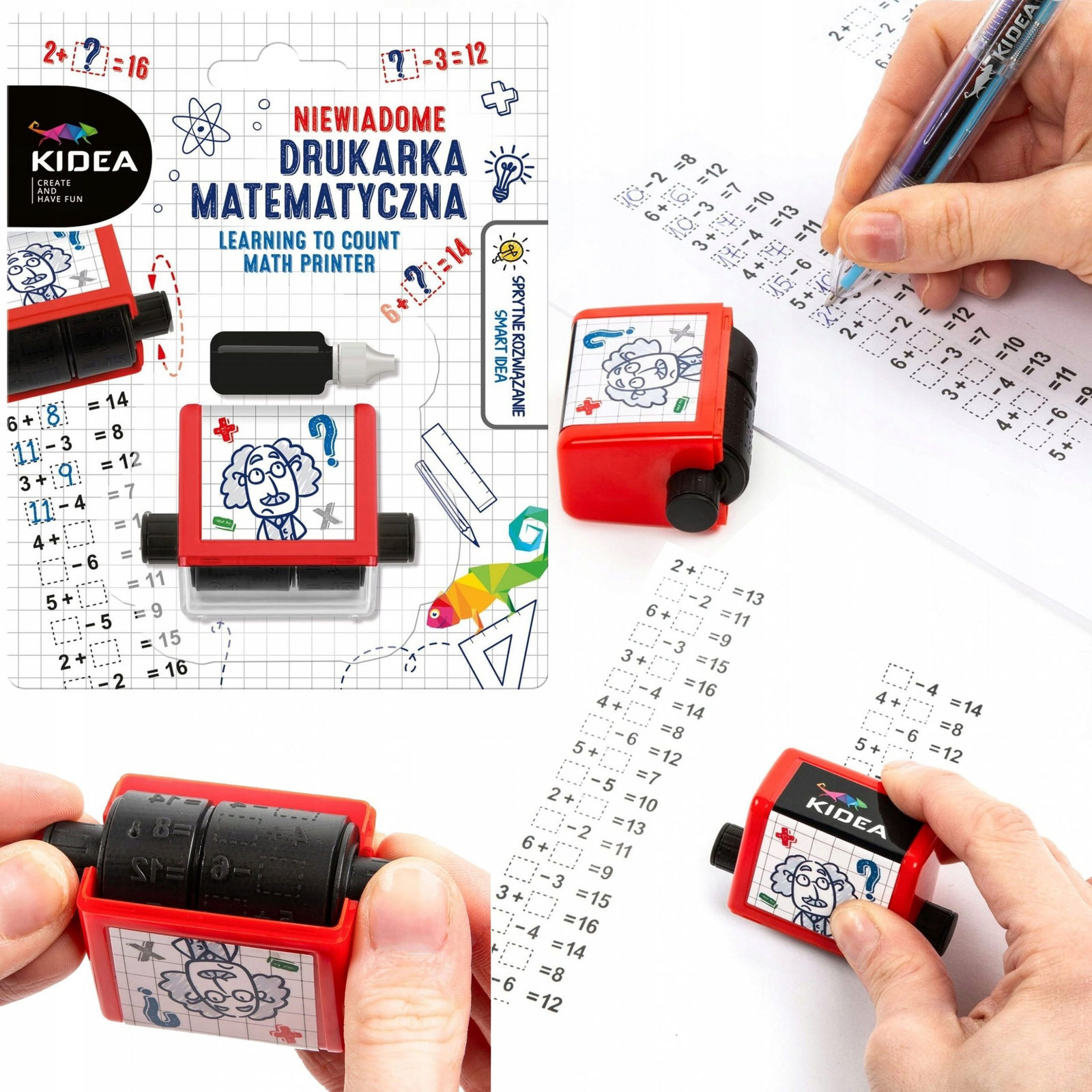 Kidea Matematikai Műveletek Bélyegző - Ismeretlenek (Nndmka) (NNDMKA)