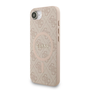 Guess PU Leather 4G Colored Ring Strap MagSafe tok iPhone 16e készülékhez rózsaszín
