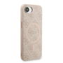 Guess PU Leather 4G Colored Ring Strap MagSafe tok iPhone 16e készülékhez rózsaszín