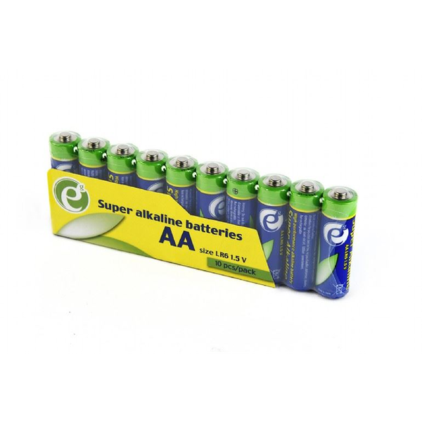 Alkalická baterie Gembird AA (R6) 10 ks
