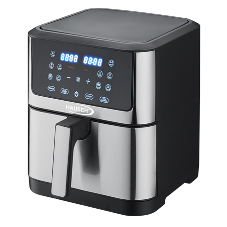 Hauser AF-600D Фурна с горещ въздух 1500 W, 6 л, черно/сребристо
