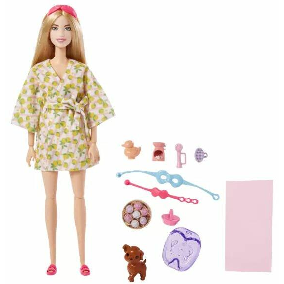 Mattel Barbie feltöltődés: Wellness Barbie baba (HKT90) (HKT90)