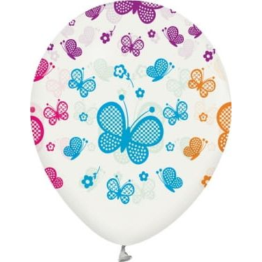 Butterflies, Pillangók Lufi - 5 db, 30 cm (3130867)
