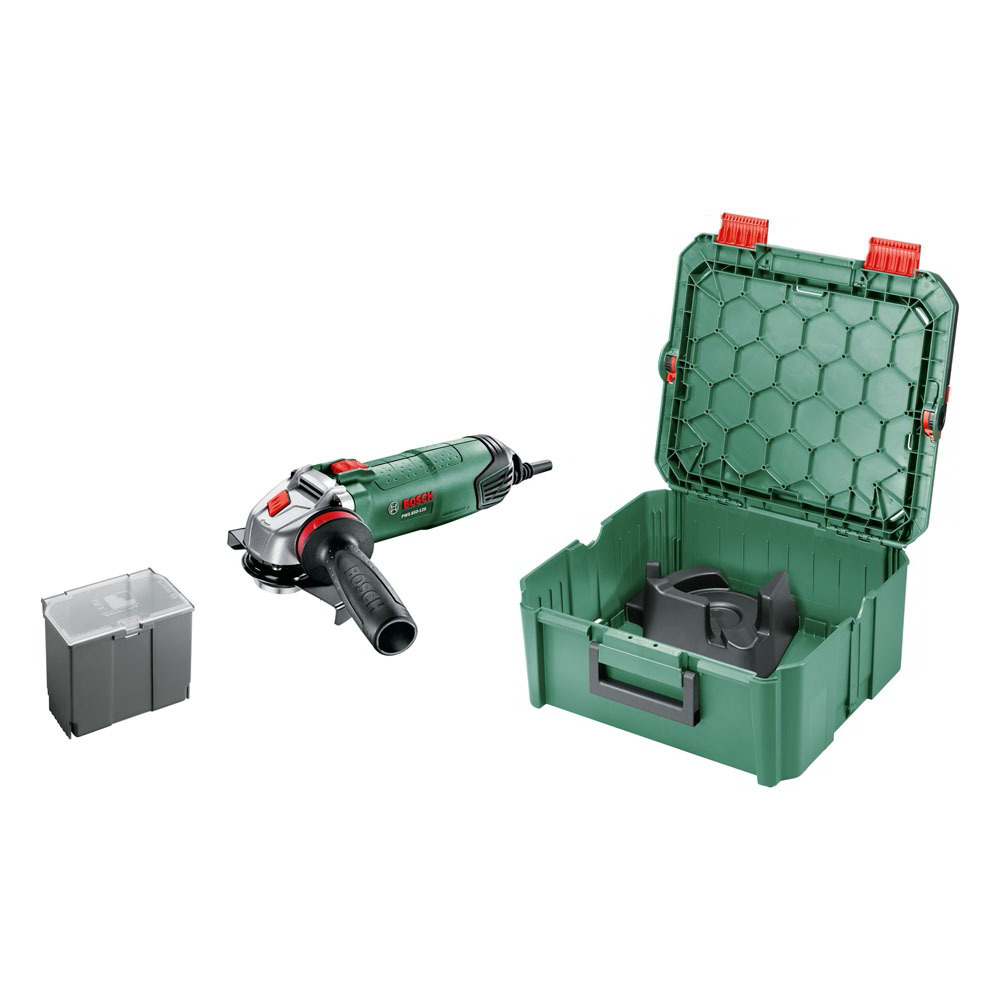Bosch PWS 850-125 sarokcsiszoló + SystemBox (06033A270D)