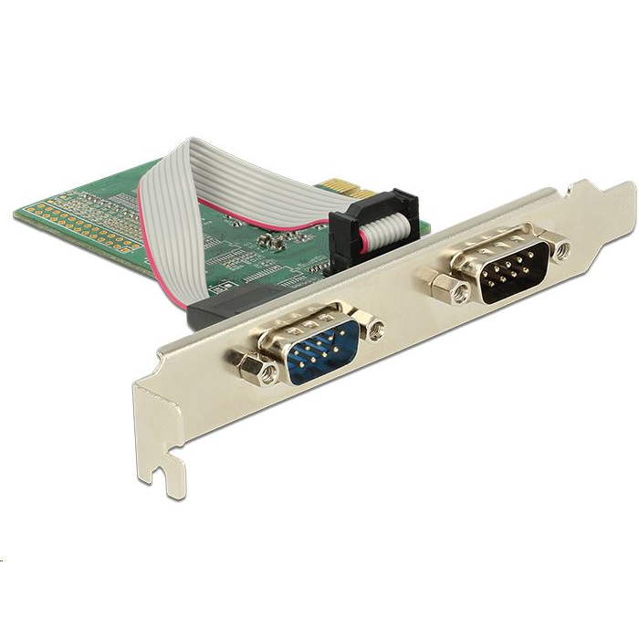 DeLock 2x Soros port bővítő kártya PCI-E (89555) (89555)