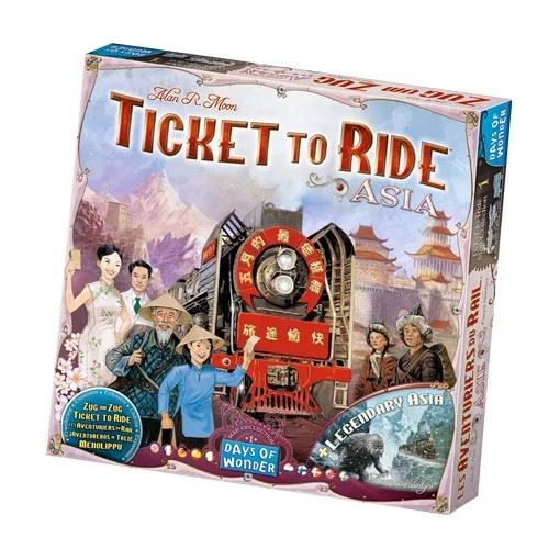 Days of Wonder Ticket to Ride Map Collection: 1 Team Asia & Legendary Asia (14485-184) (DW14485-184)