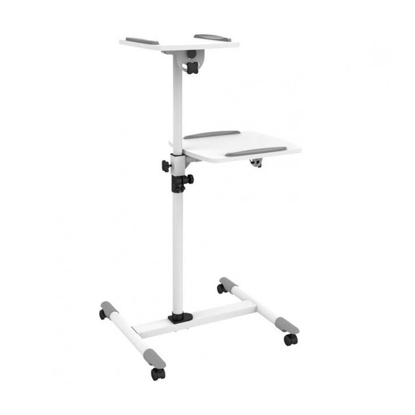 Techly ICA-TB TPM-6 multimedie vogn & stand Hvid Multimedie trolley